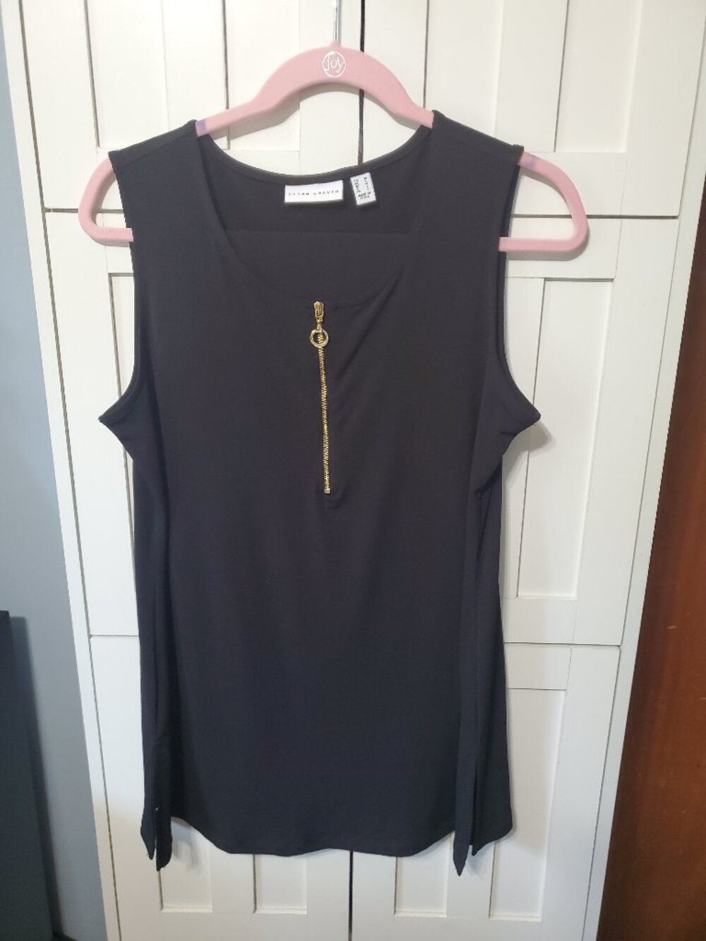 Size Medium Susan Graver Black Pant Set